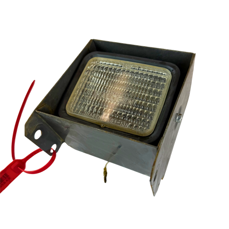 Lampa med skydd verktygslåda